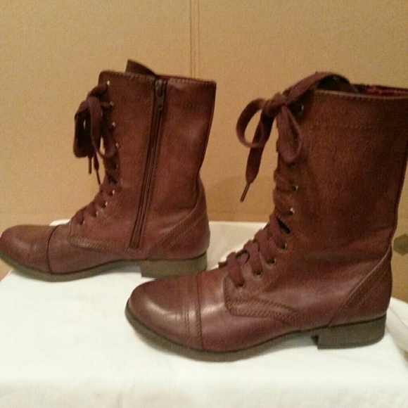 Mossimo Supply Co. Shoes - Mossimo cherry brown boots